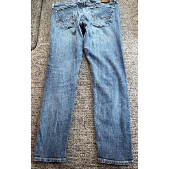 Lucky Brand Sienna Cigarette Jeans Womens Size 26 Blue Denim Stretch Mid-Rise Sl - Picture 2 of 11